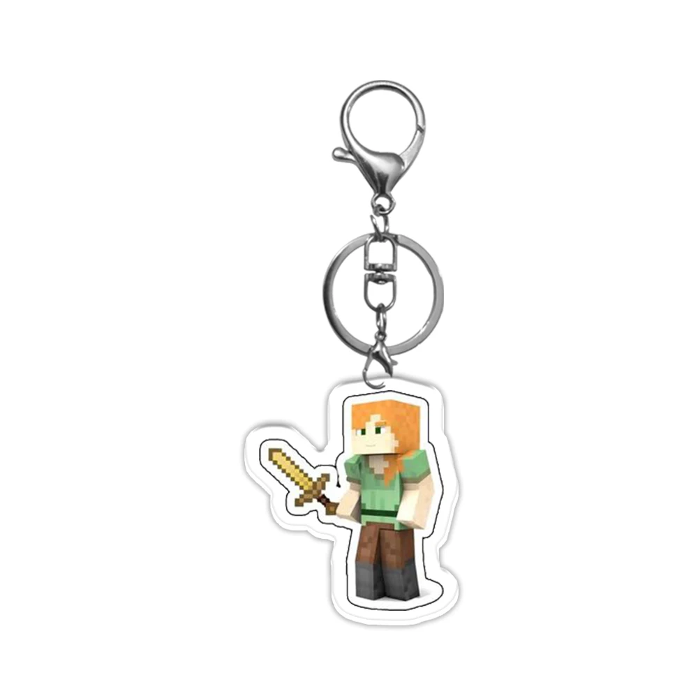 Diy Minecraft Totem of Undying Creative Acrylic Keychain Keyring Game Peripheral Phone Chain Backpack Pendant Holiday Gifts - Image 6