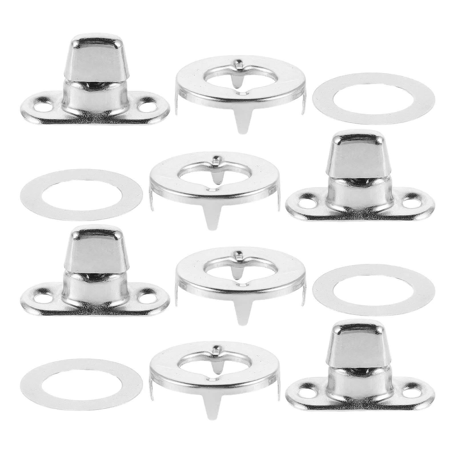 10Sets Heavy Duty Twist Lock Hardware for Bags Clutches Wallets Briefcases Metal Turn Button Clasp DIY Handbag Making Closure
