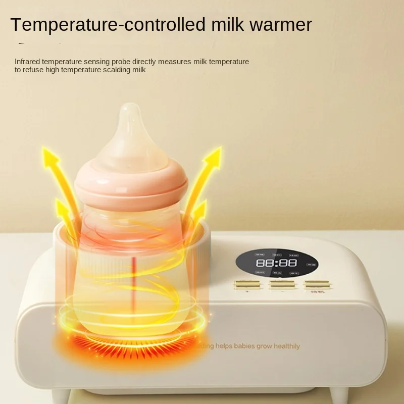 Scalda latte senza acqua, scaldabottiglie automatico a temperatura costante, scongelamento disinfezione e asciugatura macchina All-in-one