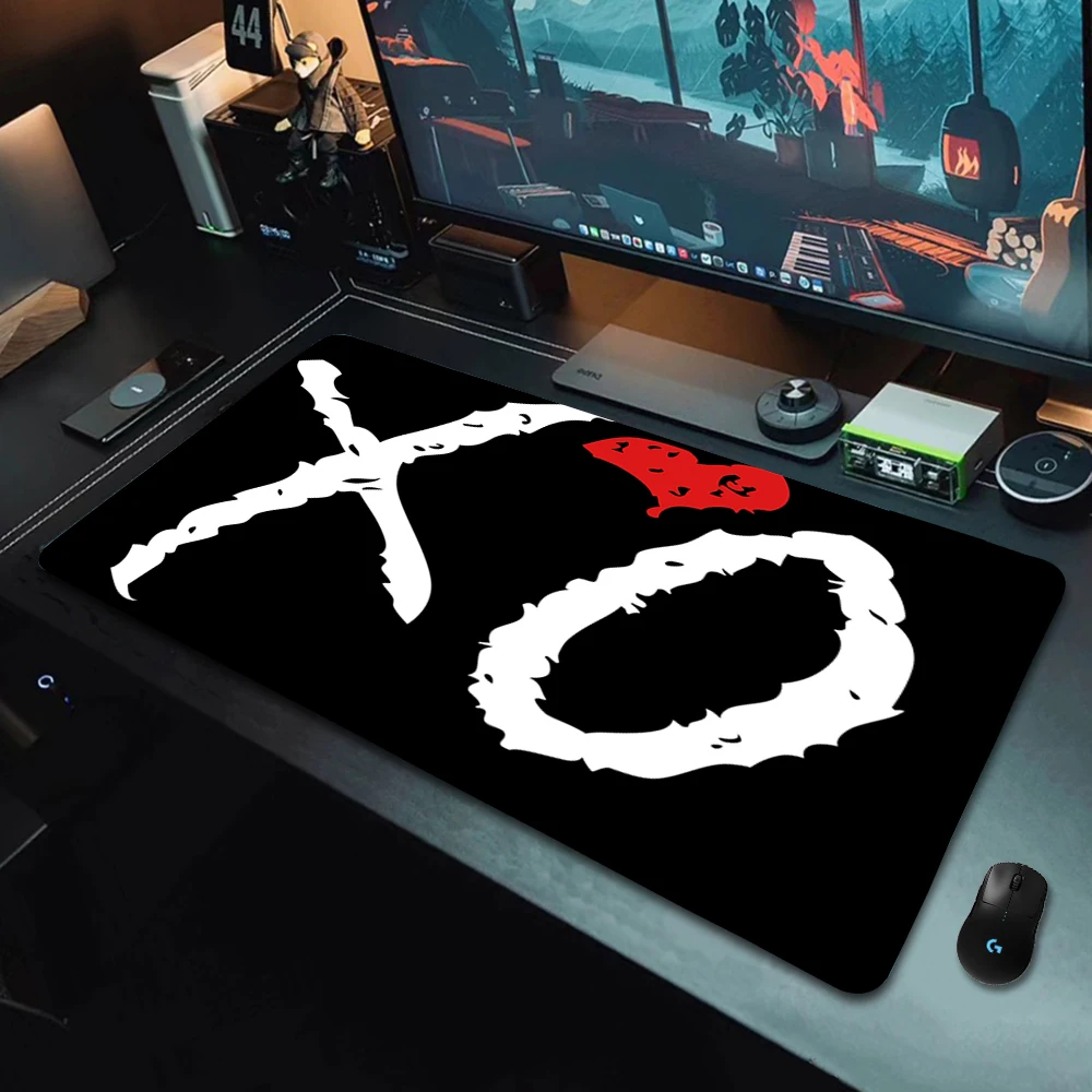 The Weeknd Xo Gaming Mouse Pad Gamer Large Home Keyboard Pad Mouse Mat Deskmat MousePad Anti-slip Gamer Natural Rubber Table Mat