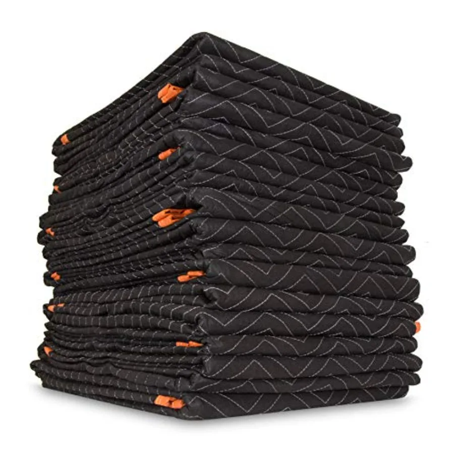 

272812 80-Inch Heavy Duty Padded Moving Blankets, 12 Pack