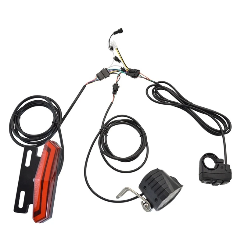 Cycling Safety Lights and Brake Set with Easy Switches for eBikes Scooters