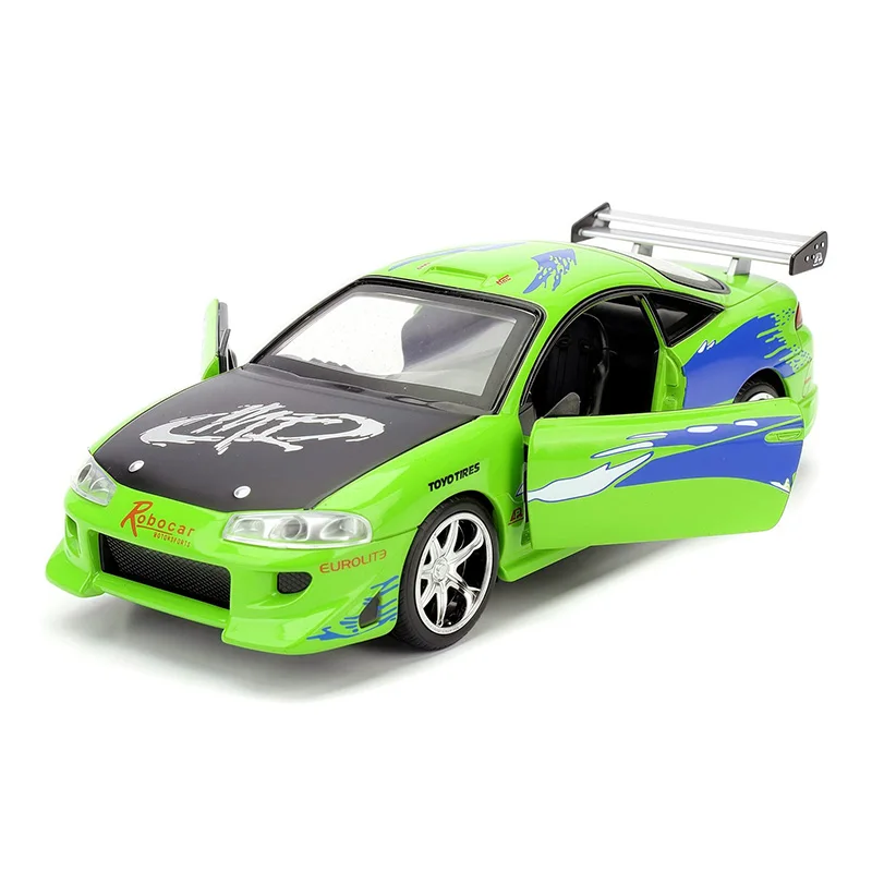 

JADA Diecast Alloy 1/32 Scale 1995 Eclipse Car Model Static Collection Decorated Souvenir Gift Hobby & Toys