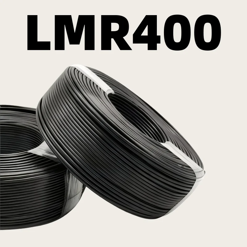 Cable coaxial RF LMR-400 de alta calidad, cable coaxial RF de baja pérdida, cable de conexión coaxial RF.