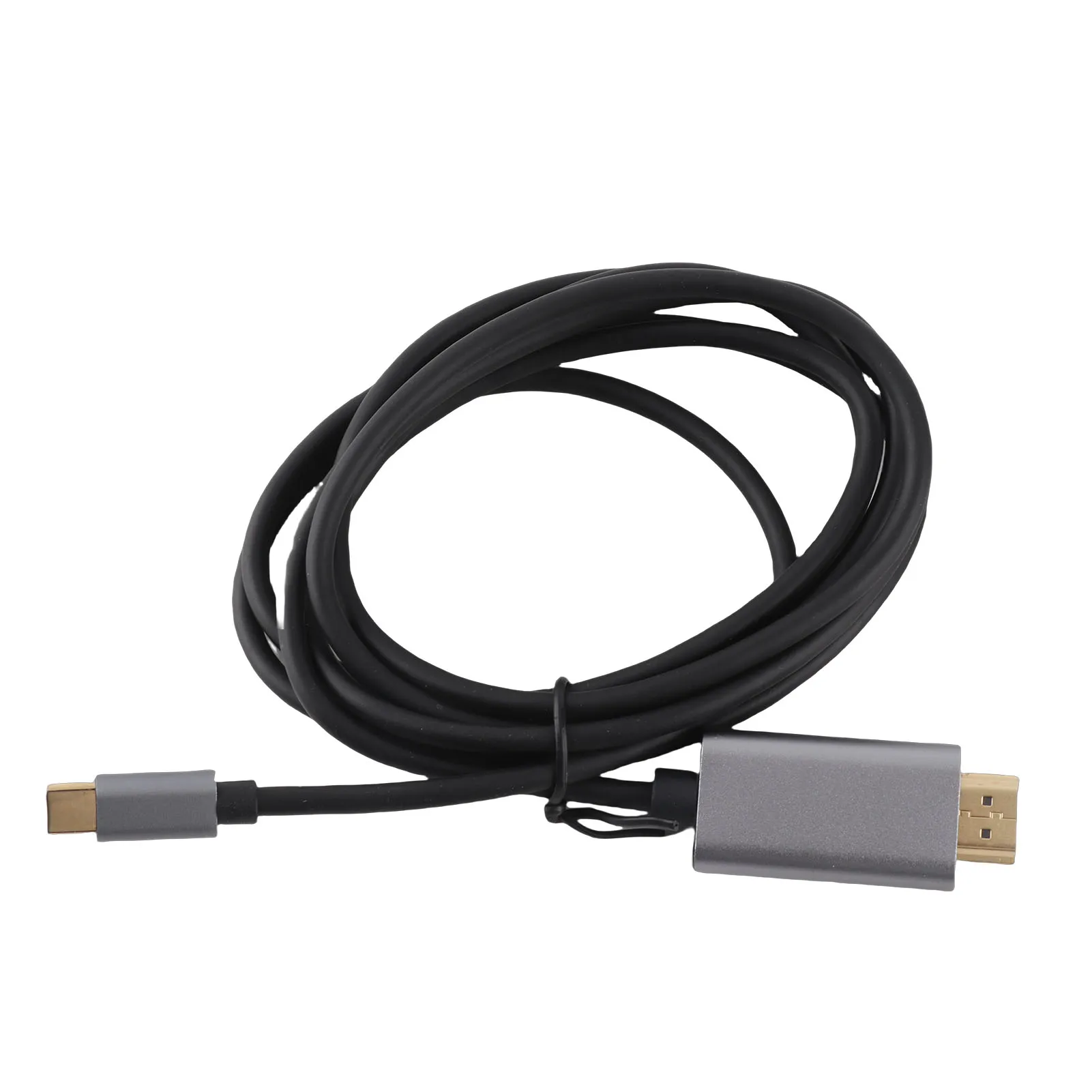 Type C naar HD Multimedia Interface Kabel USB C naar HD Kabel Aluminiumlegering Behuizing Plug and Play Snel voor Monitors