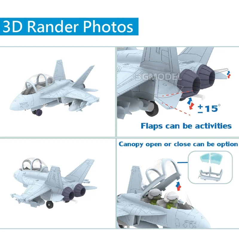 Vrijheid Assemblage Vliegtuig Model Kit F162097 Ons Denkbeeldig Vijandelijk Squadron & Tactical Academy Single/Two Seat 2in1 Q Editie