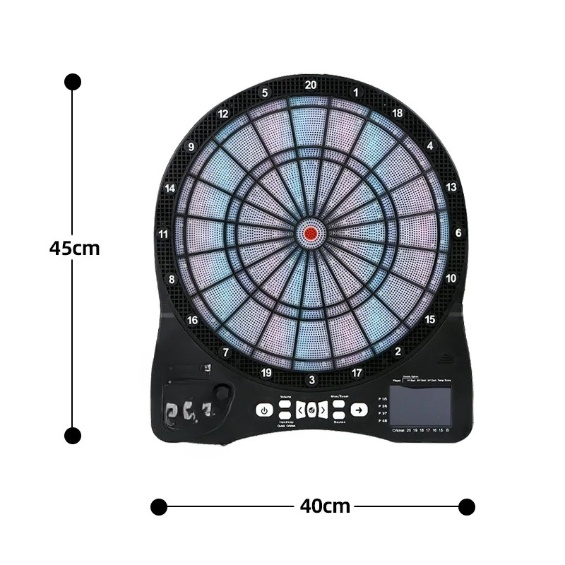 Automatic scoring safety luminous electronic dart board set
