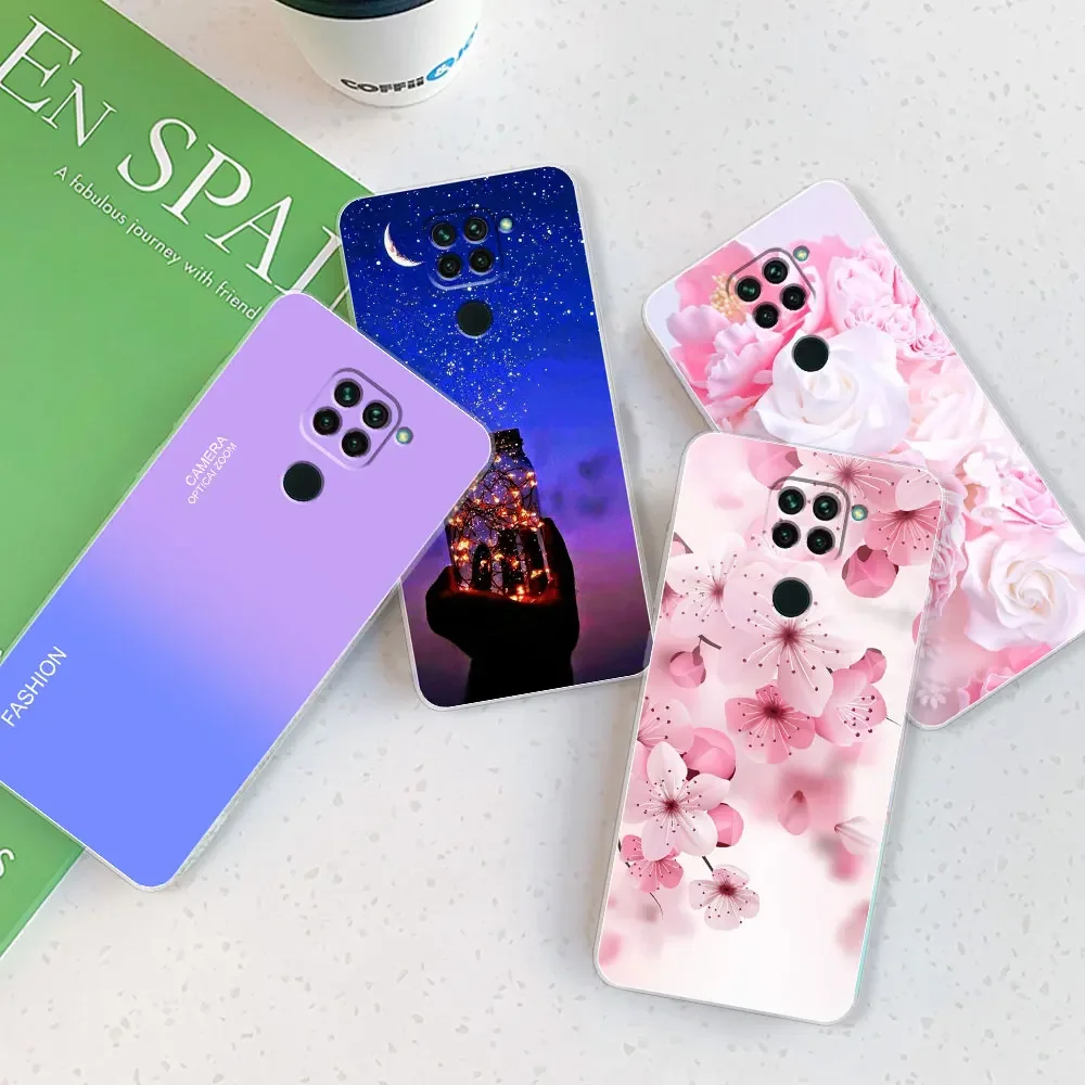 For Xiaomi Redmi Note 9 Case For Redmi Note 9 Cute Marble Transparent Cases For Redmi Note 9 Silicone Clear Phone Bumper Bags