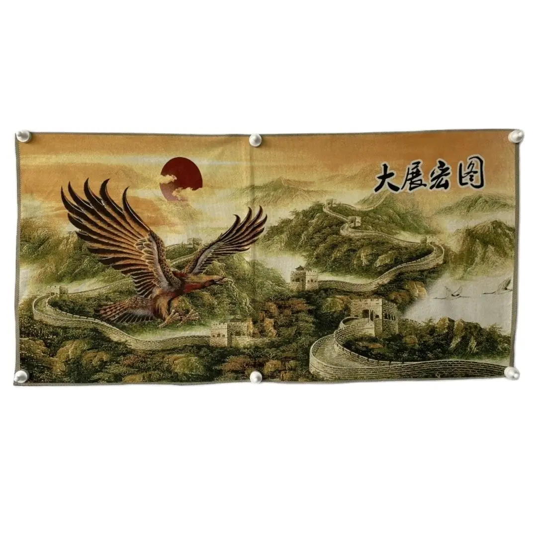 

Thangka mural of ancient Chinese silk embroidery painting exhibition
