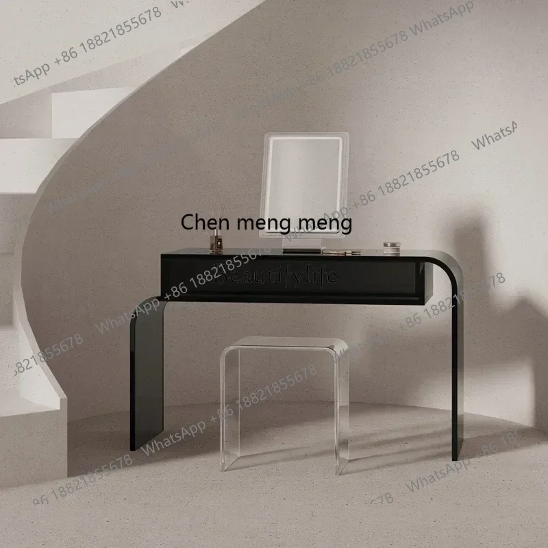 

New arrive VVCAcrylic creative transparent integrated dresser light luxury modern simple desk