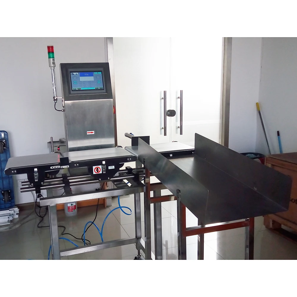Digital Production Line Weight Checking Machine Small Check Weigher  Weight Conveyor Belt Checker