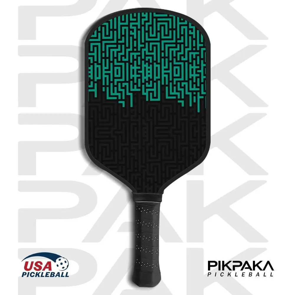 

Fashion Jigsaw Puzzle Pickleball Paddle USAPA Approved T700 Carbon Fiber Unibody Thermoformed with 16MM Honeycomb Core Power&Spi
