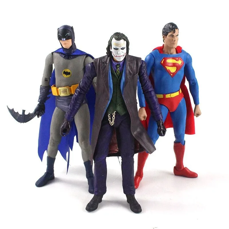 Lalka DC Liga Sprawiedliwości Joker Superman Batman Figurka Akcji Zabawka Kreskówka Anime Model Ozdoby Można Zbierać Prezenty Urodzinowe