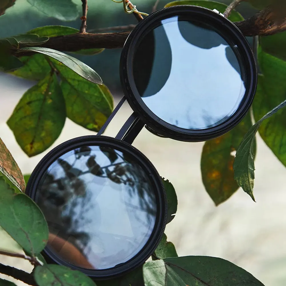 Verstellbare 1–9 Sonnenbrille mit ND-Filtergläsern, abgerundete polarisierte Brille, polarisierte Sonnenbrille für Herren, zum Fahren, Angeln