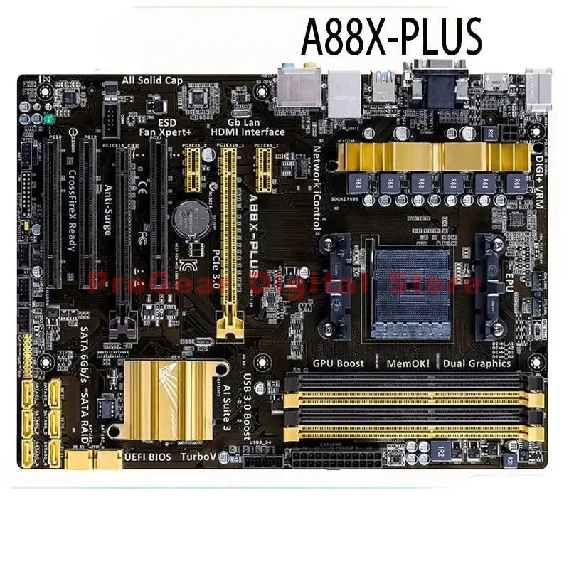 

for ASUS A88X-PLUS FM2+ ATX Motherboard DDR3 Support AMD A-Series APU