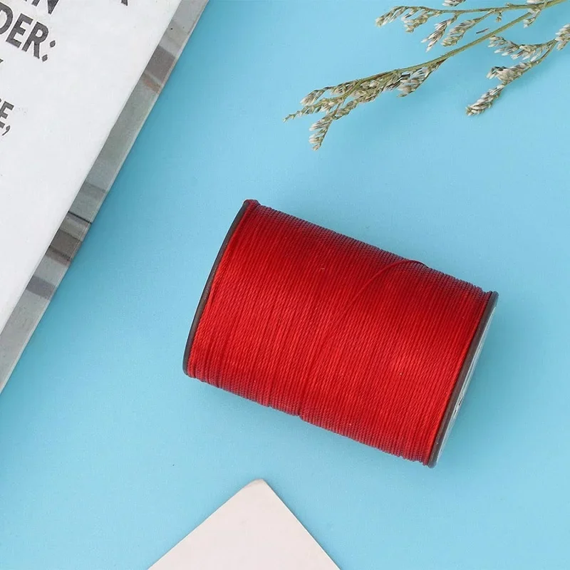 80 m 0.45 mm Waxed Polyester Cord Twisted Waxed Sewing Thread, for Making Bracelets Necklaces Jewellery Making Macrame Accessori