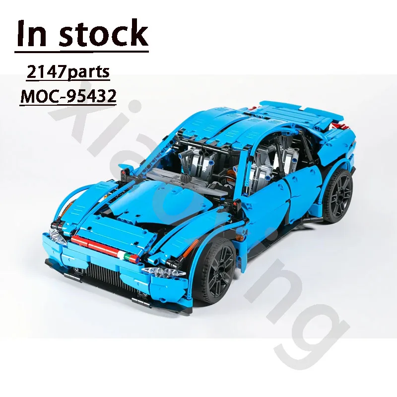

MOC-95432 New Cool Supercar 1:10 Building Block Model 2147 Parts Adult Kids Building Blocks Stitching Christmas Toy Present