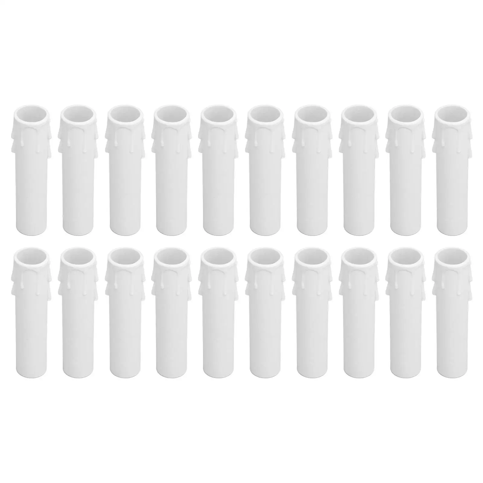 

Candelabra Base Candle Covers Wax Drop Decorative Sleeves 4 Inch for home for restaurant for chandelier Lighting