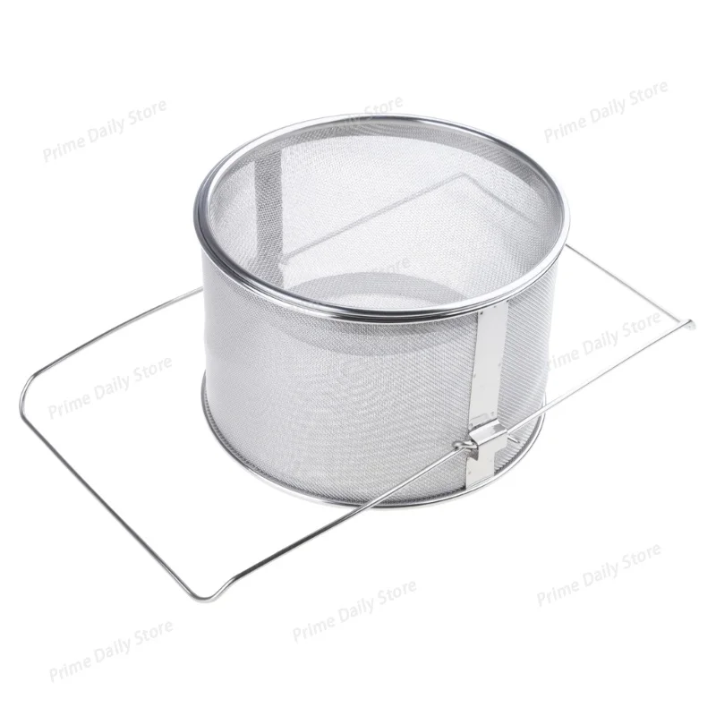 Dual-layer Stainless Steel Honey Screen Filter, Practical Beekeeping Separation Tool with effortless washing structure