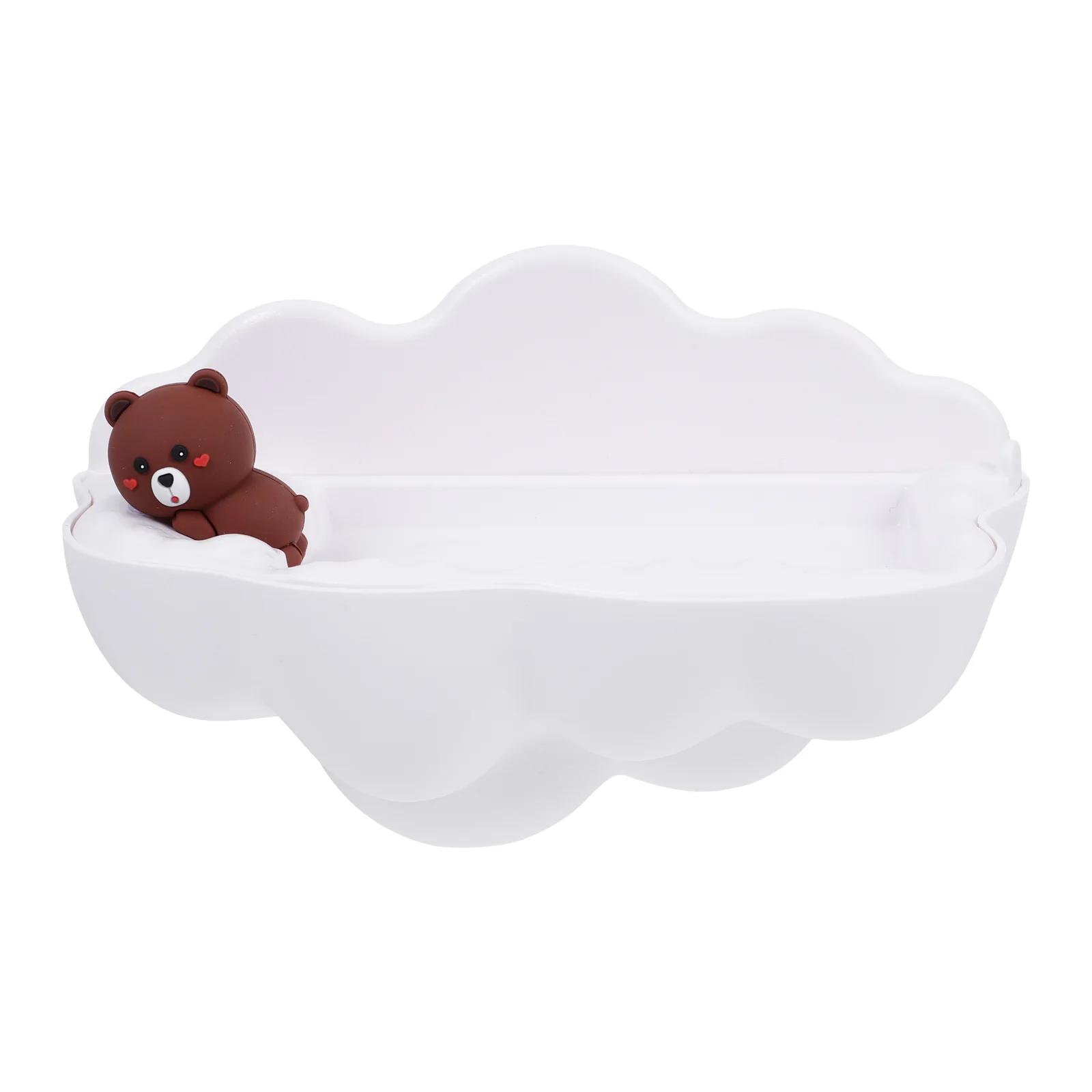 

Soap Holder Cloud Wall Mounted Box Household Rack No Punching Storage Dish Home Bathroom Design Useful