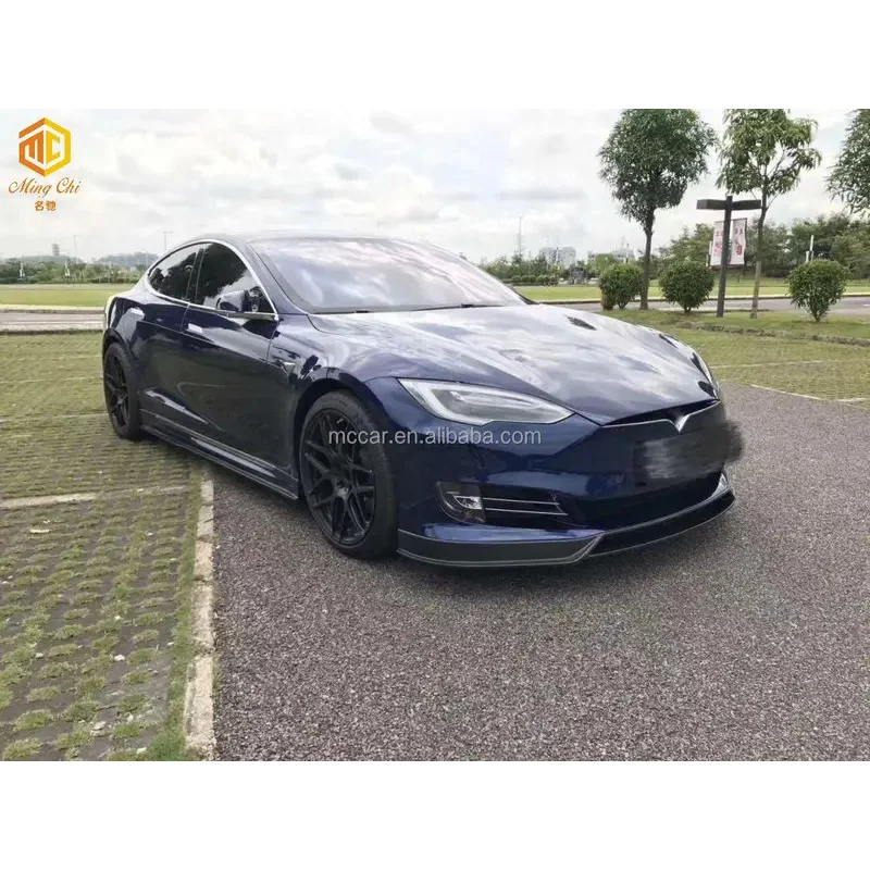 

Factory hot salesFor s Model S RZ Style Carbon Fiber Body Kit Front Lip Diffuser Side Skirt Spoiler Bumper