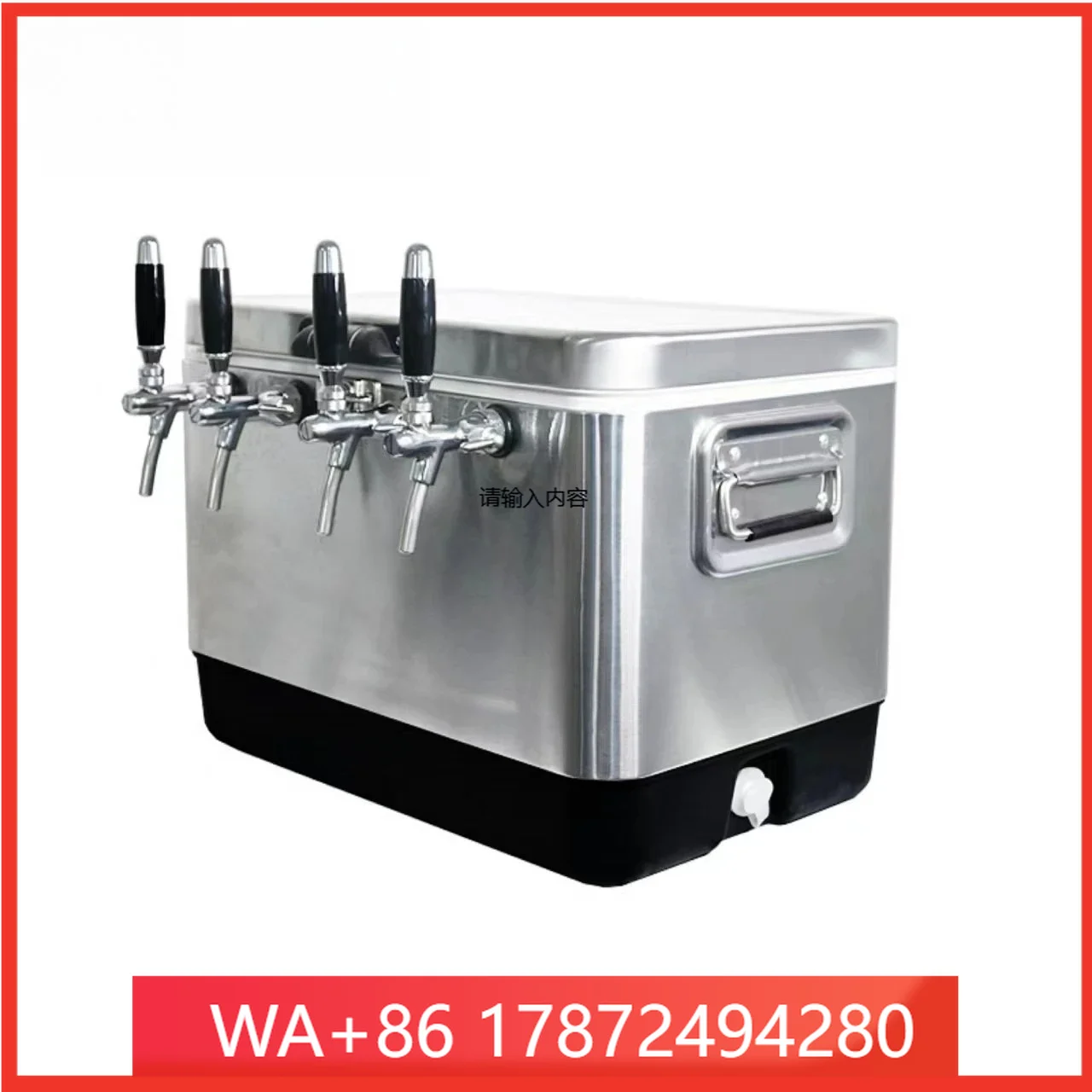 Jockey Box Craft Beer Cooling Box Homebrew Por Bar Stainless Steel Housing Coils Material Outdoor Refrigeration