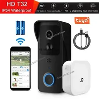 Tuya Smart Video Doorbell 1080P 2.4/5Ghz WiFi Outdoor Door Bell Waterproof Intercom Home Wireless Door Phone Camera Night Vision