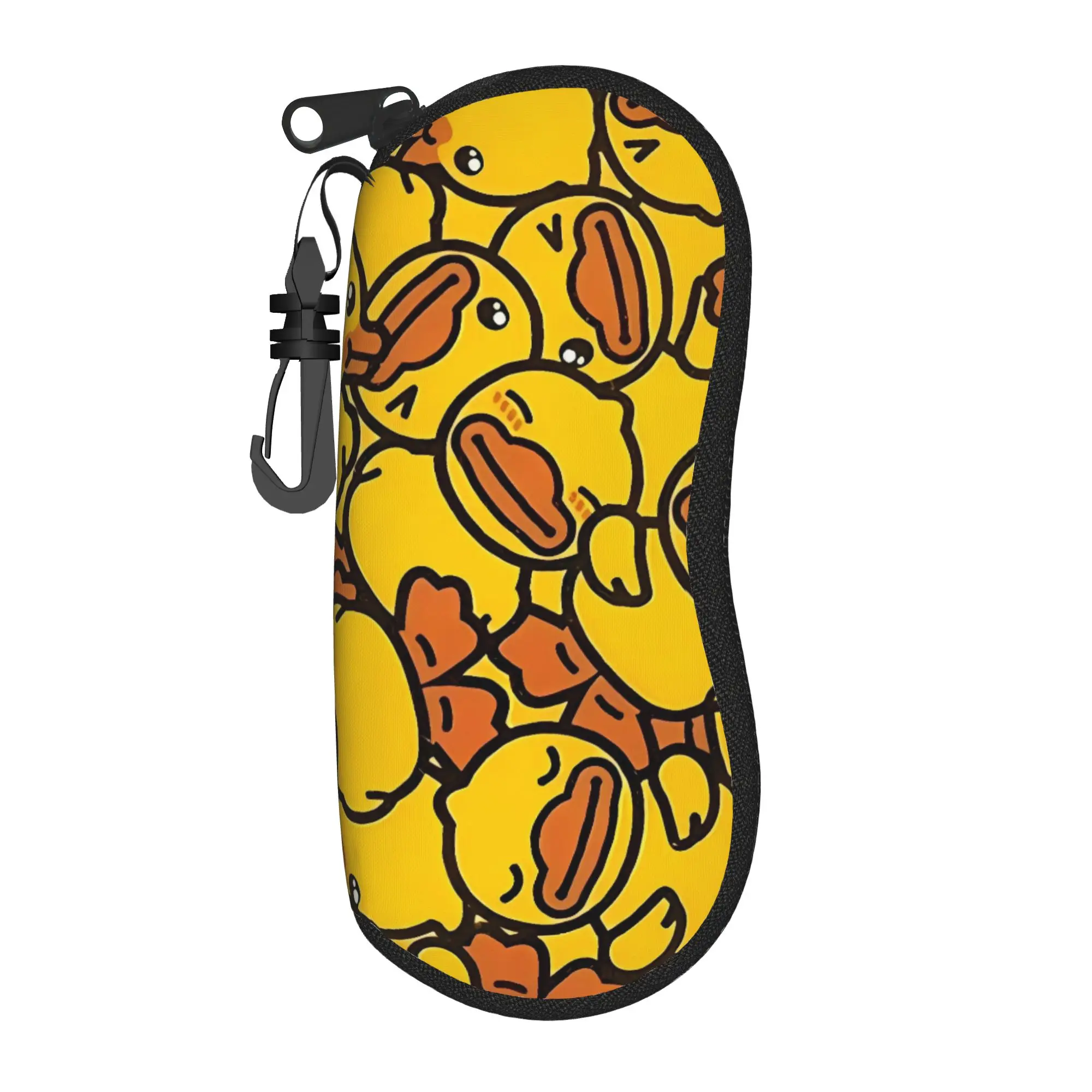 Cute Cartoon Duck Glasses Case  Print Sunglasses Case Classic Outdoor Eyeglass Protector Men Women Eyewear Box