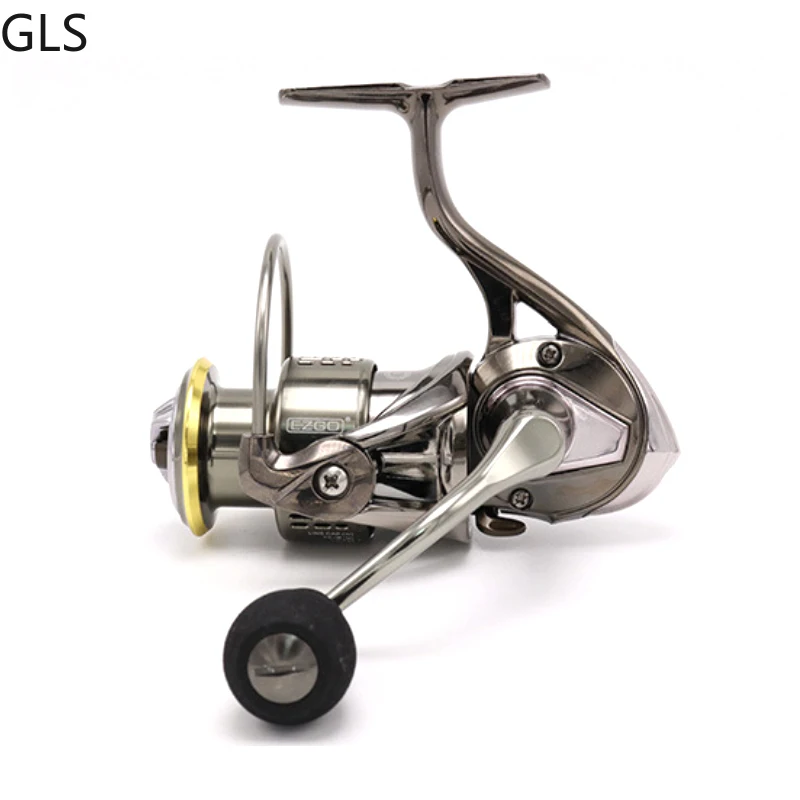 GLS 1000-6000 Series Aluminum Alloy Spool 9+1BB Spinning Wheel Gear Ratio 5.2:1/4.7:1 High Speed Carp Fishing Reel