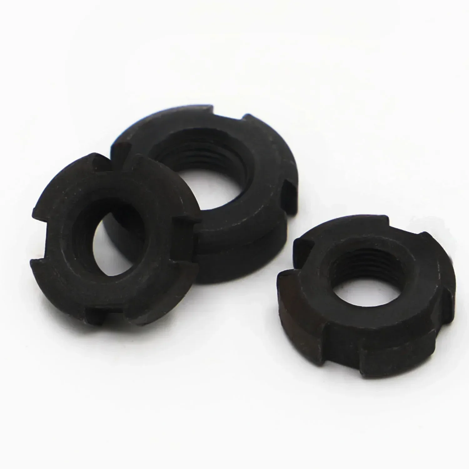 

GB812 Member Nut Slotted Round Nut Stainless Steel Round Precision Lock Nut M(10 12 14 16 18 20 22 24 - 35) 1Pcs 1 1.25 1.5