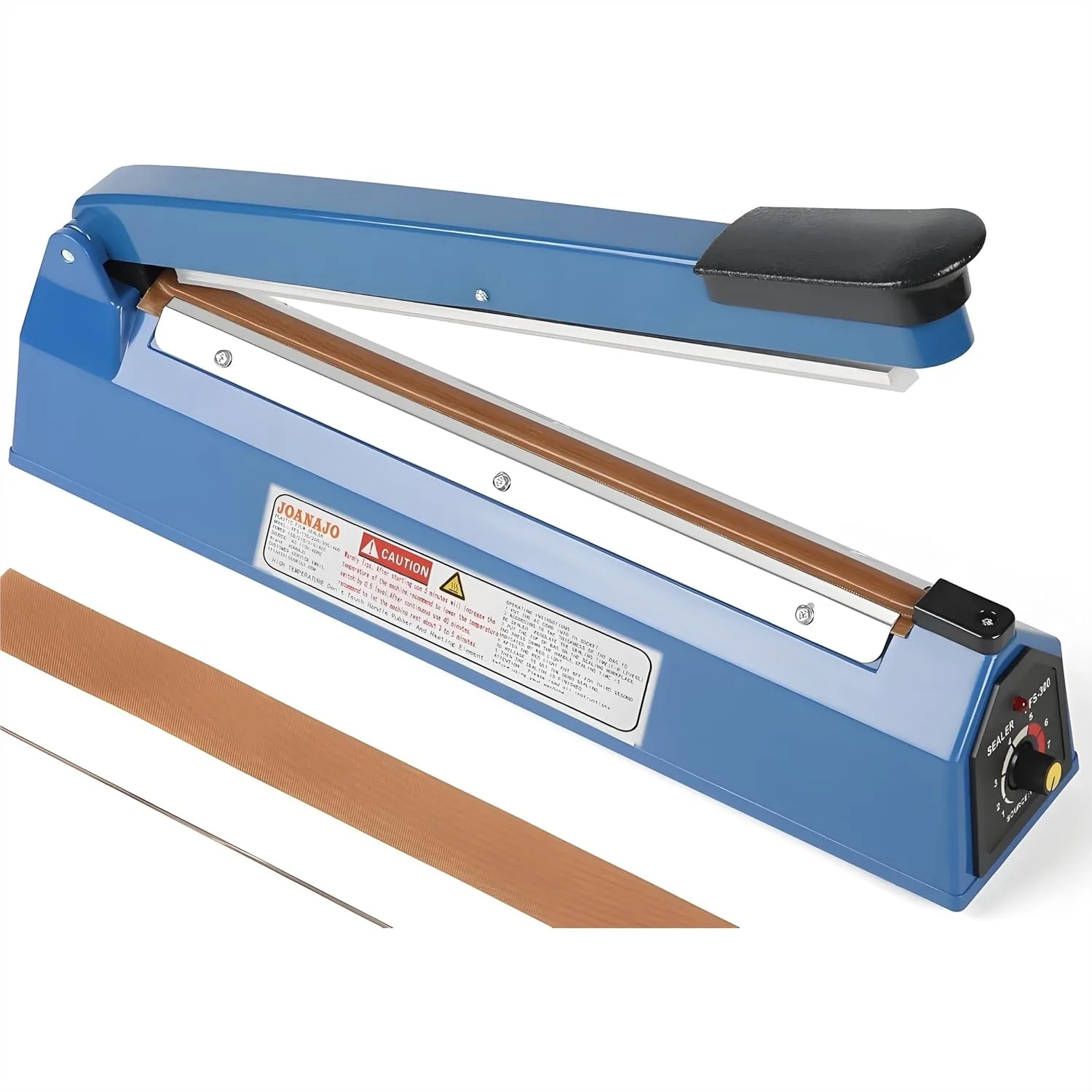 

Impulse Sealer 16 inch Manual Heat Sealer with Adjustable Heating Mode, ABS Shrink Wrap Bag Sealer for Plastic PE PP Bags