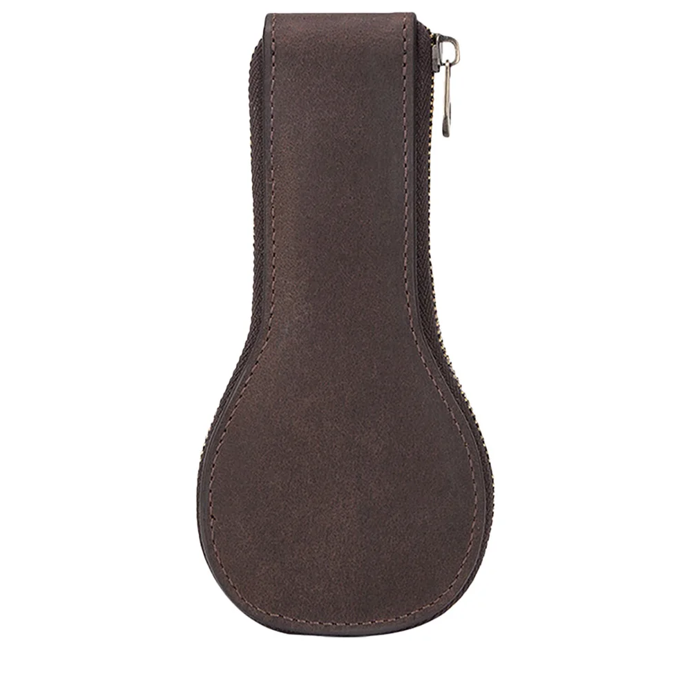 

Watch Case Coffee Portable Shockproof Pressure Proof Travel Watch Carrying Box Wear Resistant Storage Holder for Men