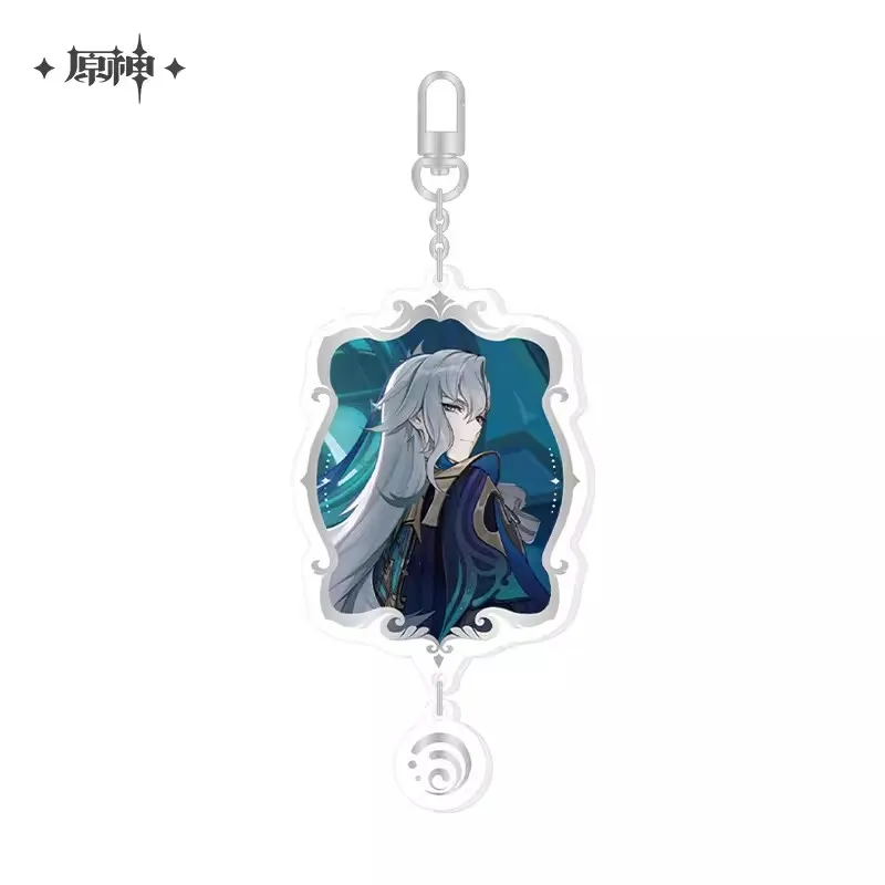 Game Genshin Impact Official Key buckle miHoYo Original  Theme Series Keychain Pendant Arlecchino Furina 2024 new model in stock