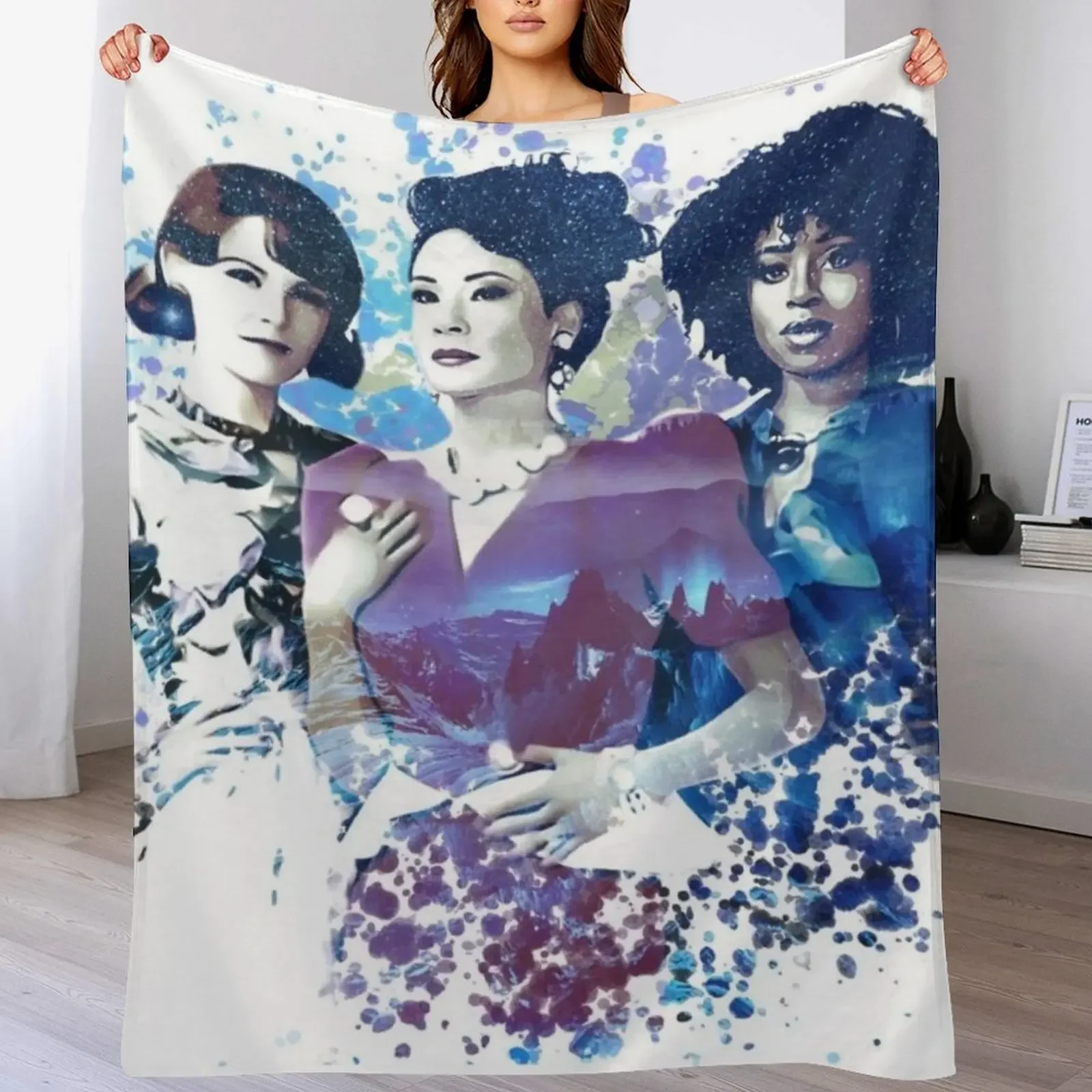 

Why Women Kill Cartoon Throw Blanket Cozy Napping Blanket Gift for Mom Dad