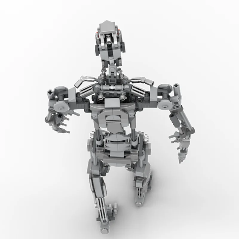 Moc-bouwstenen MechMechanical SkeletonWarrior - Volledig scharnierende poseable Modeltechnologie Modulaire blokken DIY-sets Montage