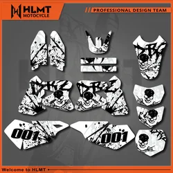 Hlmt Nieuwe Stijl Team Graphics & Achtergronden Stickers Voor Suzuki Drz400 Drz 400 Drz 400S Drz 400Sm Drz400sm Drz400e 2000-2012