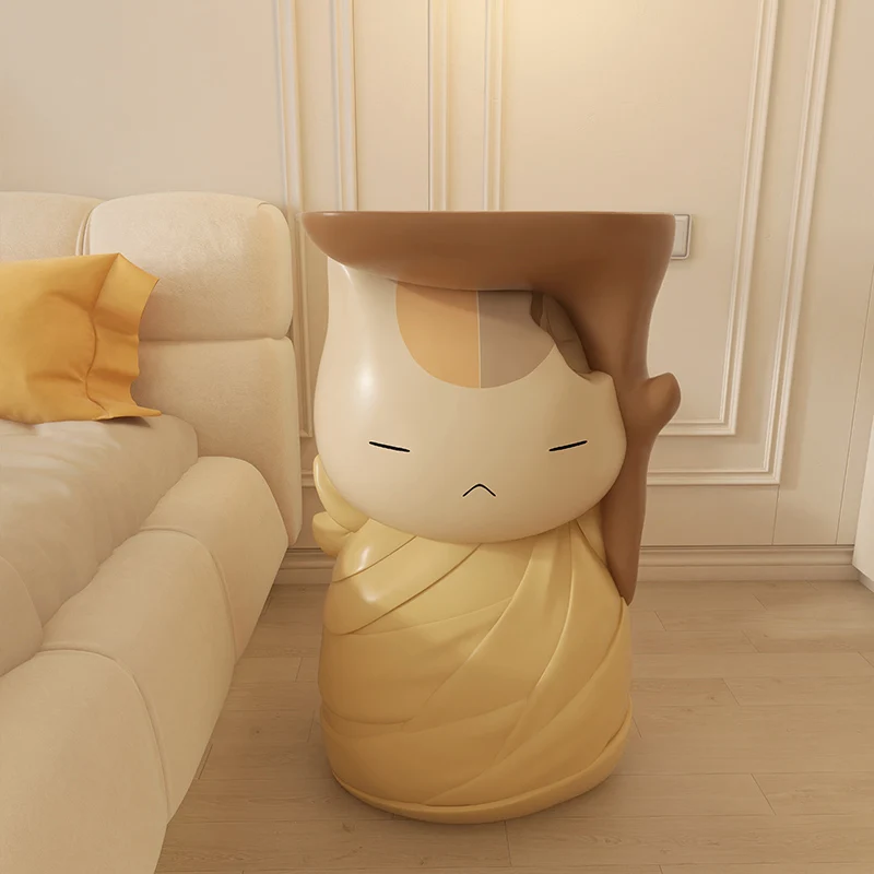 cartoon-cat-coffee-table-nordic-living-room-sofa-side-table-moveable-bedside-table-floor-decoration-kawaii-room-decor-furniture