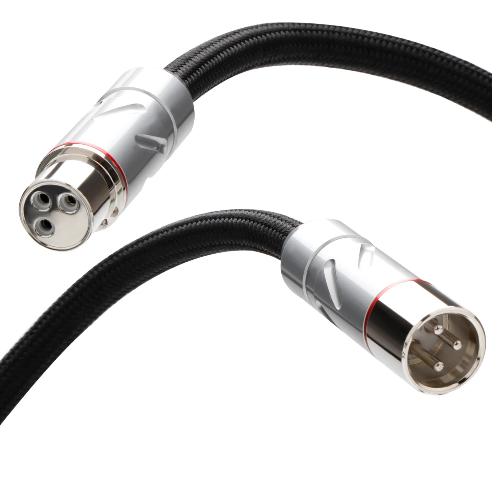 Monosaudio PS75X0R Pure Silver Balanced Interconnect balanced Interconnect cable Extension XLR Audio Cable