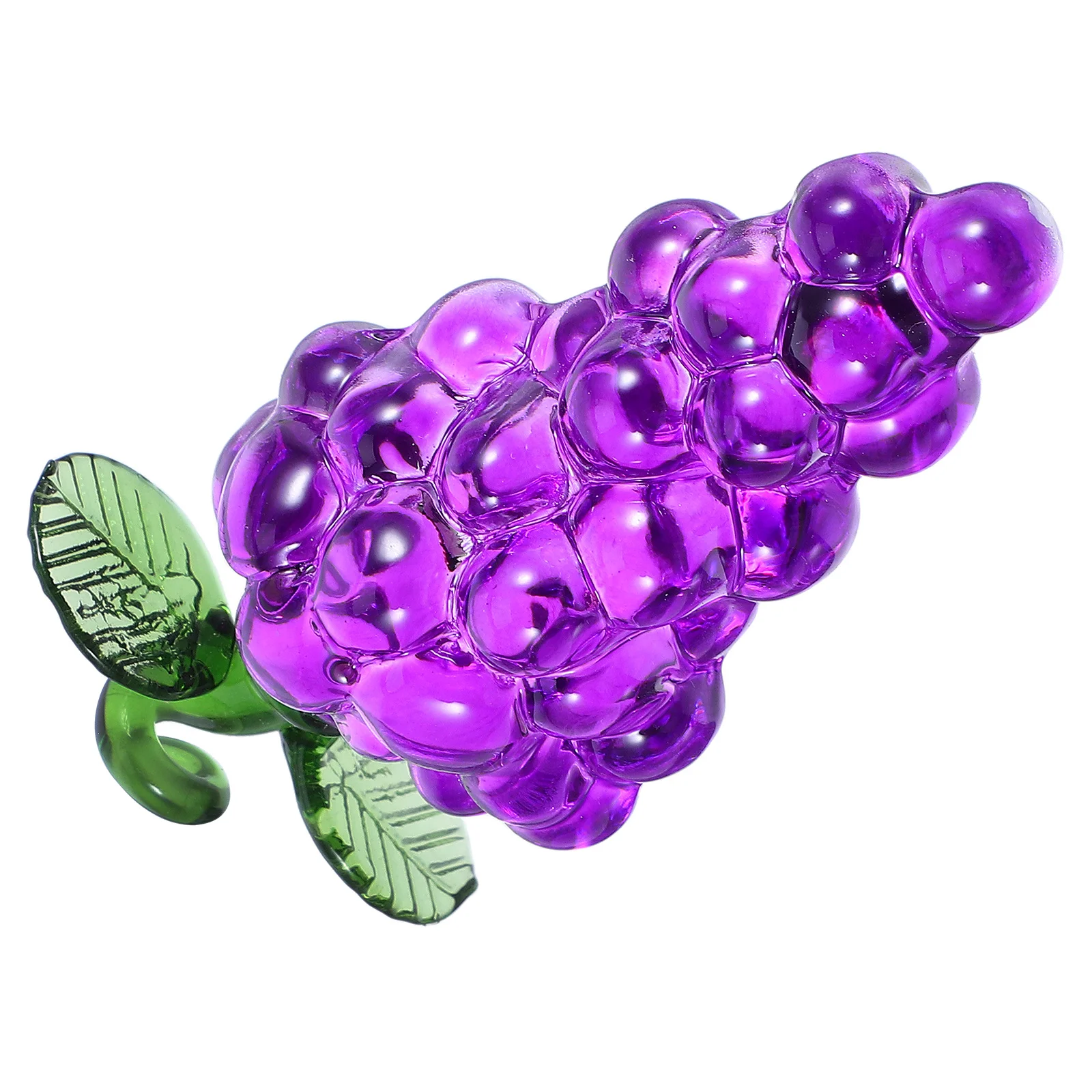 

Realistic Fake Grape Decoration Crystal Artificial Fruit for Kitchen Shelf Desk Decorative Centerpiece Home Party Theme Display