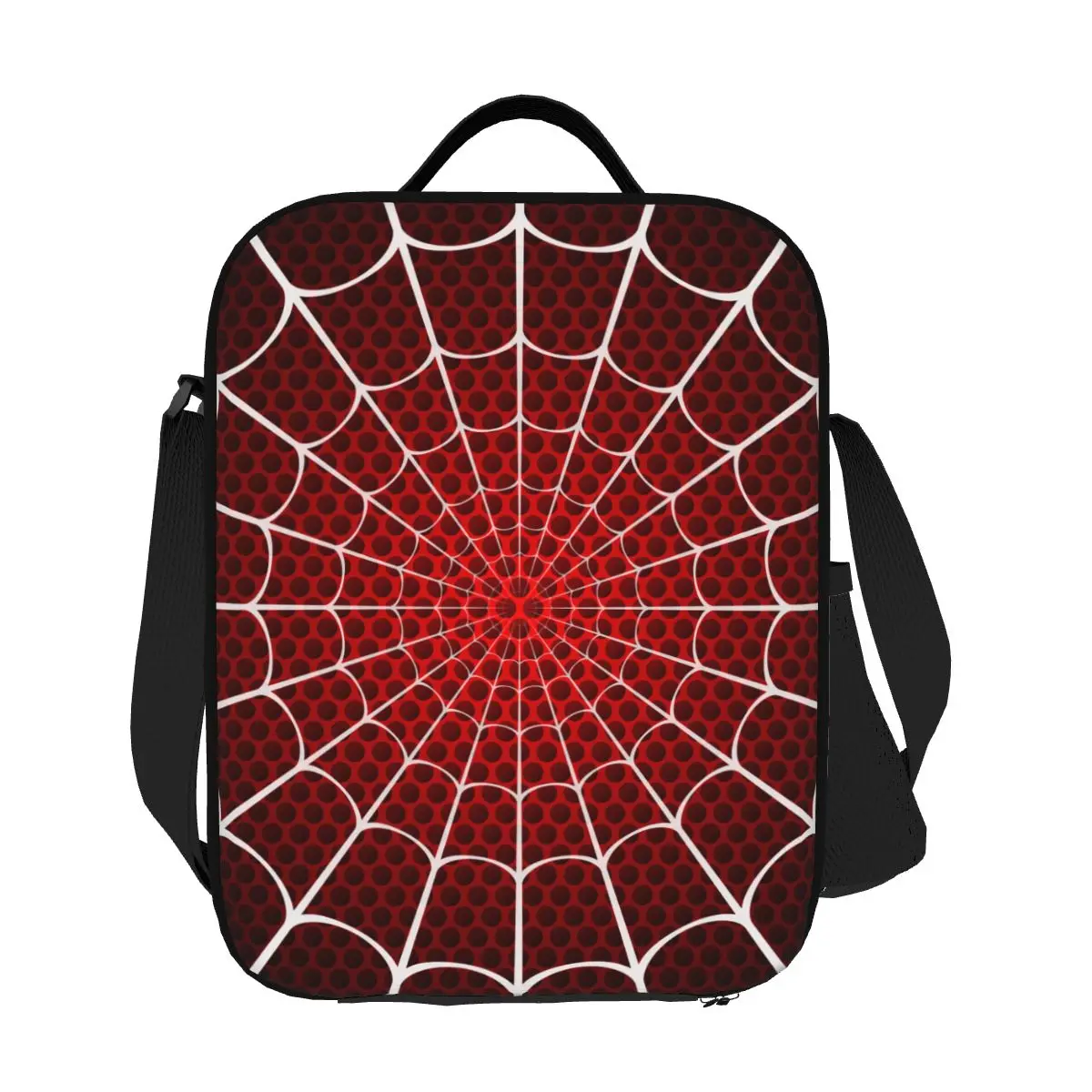 Spider Web Insulated Lunch Bag for Women Cooler Thermal Lunch Tote Beach Camping Travel