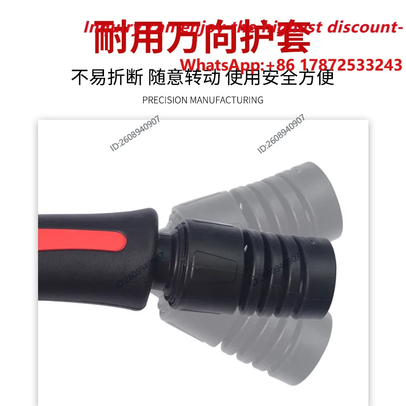 Two tone new fireproof leather cover P80 plasma cutting gun LGK-80/100 air-cooled cutting torch gun rubber cloth cover