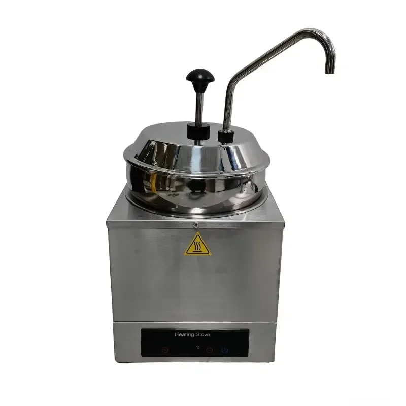 Electric Heated Sauce Dispenser Cheese Dispenser Warmer Machine 7L Pump Insulation Digital Temperature Control Sauce