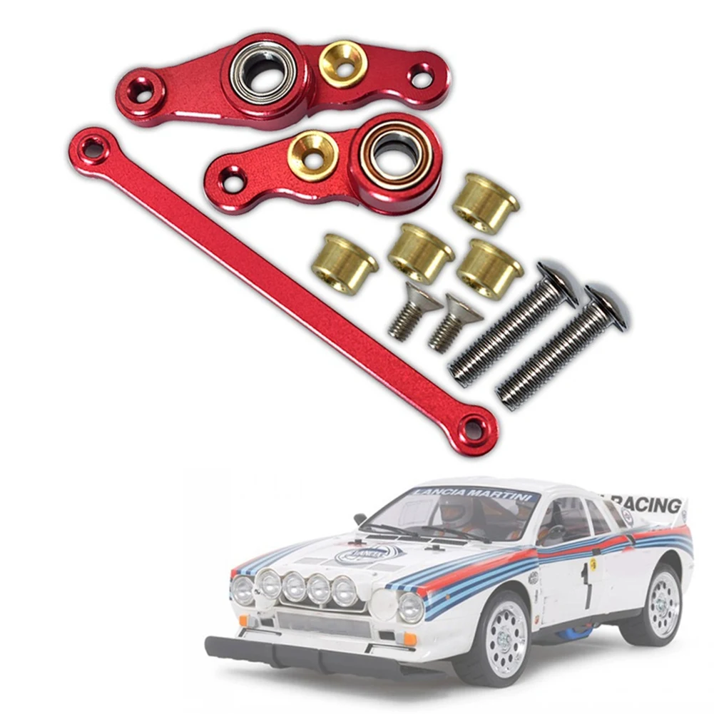 Metal Steering Components Steering Assembly for Tamiya DF01 TA01 TA02 M1025 HUMMER RC Car Upgrades Parts Accessories,7