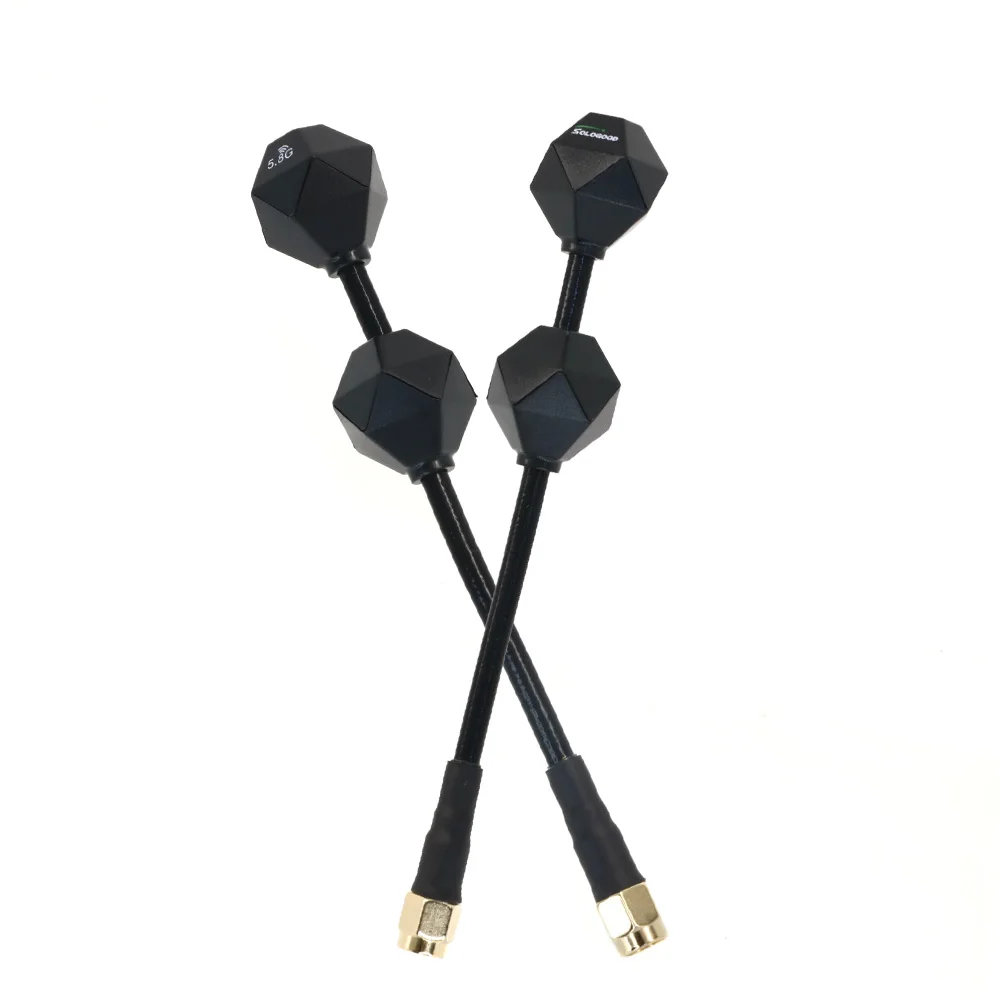 SoloGood FPV Racing Drone Antenna RHCP SMA Long Range 5.8G Dual 3dBi 8g Weight Remote Control