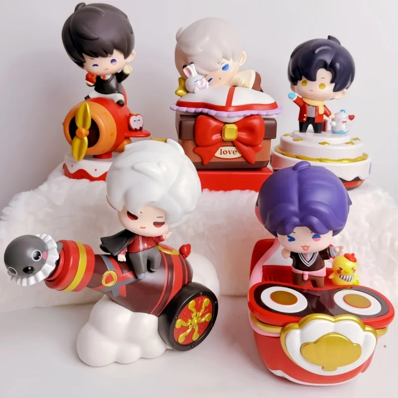 

В наличии оригинальная фигурка Love and Deep Space Shen Xinghui Qin Che Li Shen Qi Yu Xia Yi Zhi, модель настольного орнамента, игрушки, подарки