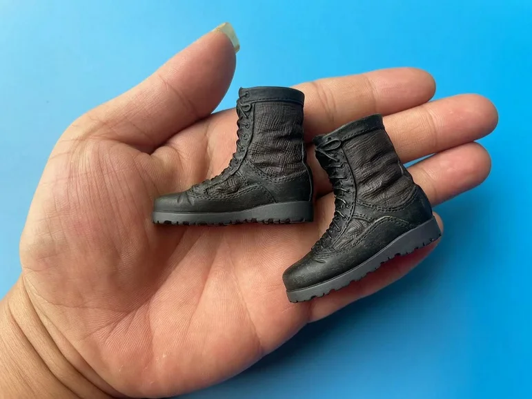 

zqn 1/6 Scale Sodier BBI Plastic Hollow Combat Boots Shoes for 12'' Male Figure