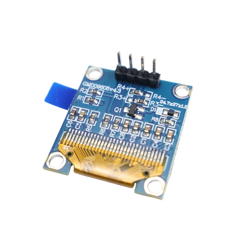 New 0.96 Inch Blue/White IIC OLED Display - 128x64 Pixels Arduino/RPi/ESP32 Compatible Low Power Compact for DIY & Embedded