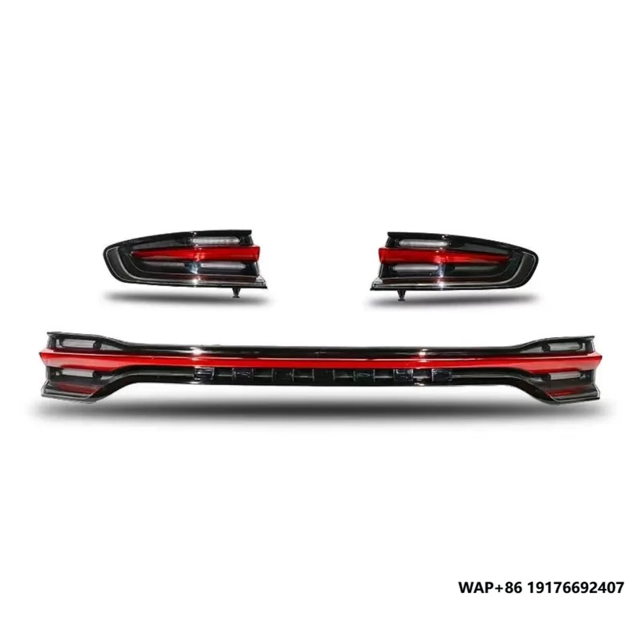 

ForPorsche Macan 2014-2017 LED Tail Light Upgrade Curved Three-Color Through Tail Light High Performance LED Headlights