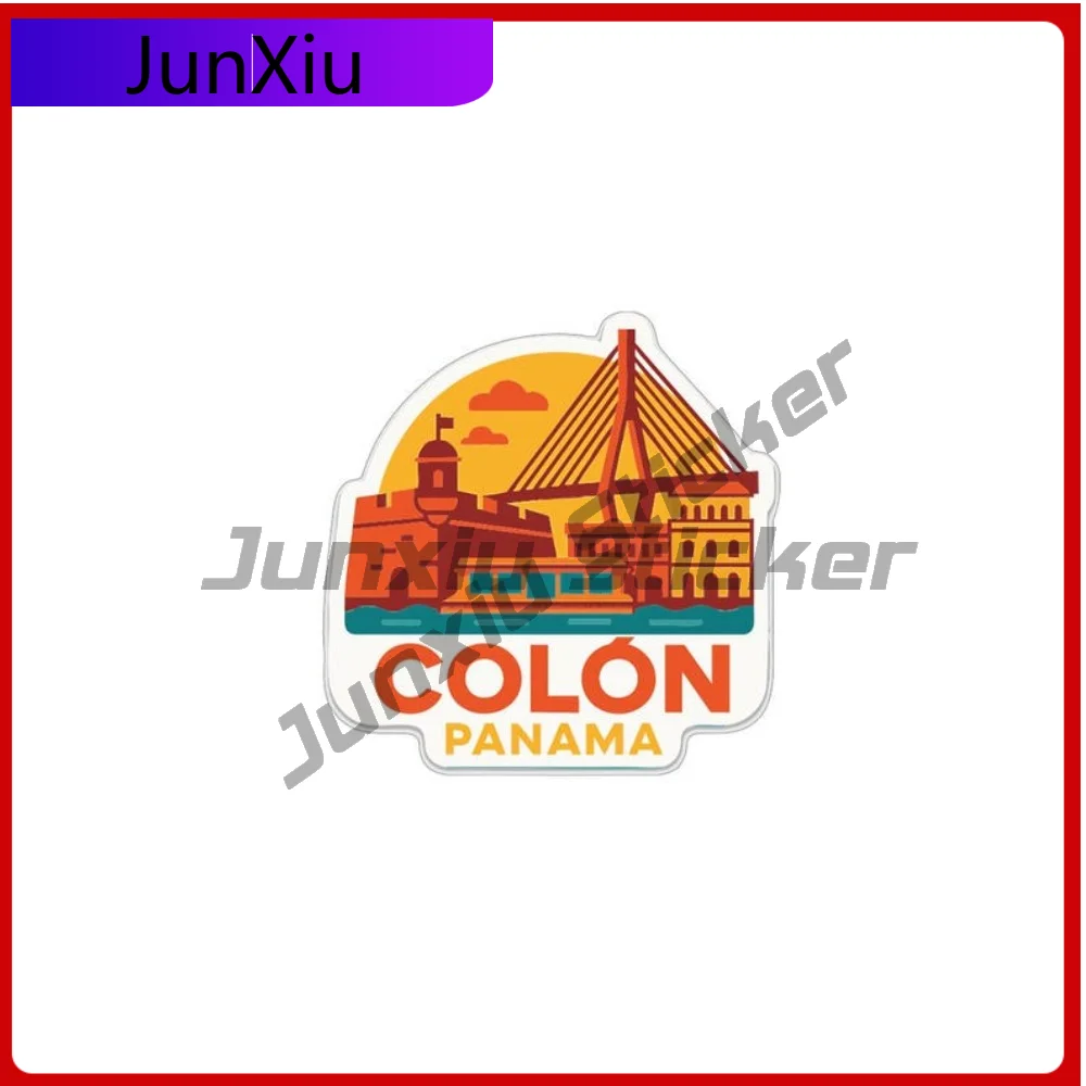 

Colon Panama Exterior Sticker Suv Window Motorcycle Vinyl Decal Custom Decals Motorcycle Stickers Fake Taxi Car Cover Waterproof