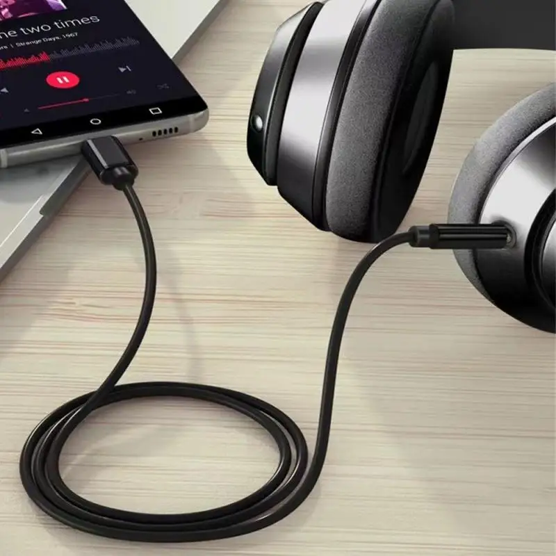 AUX Audio Cable Type-C To 3.5mm Car Audio Transfer Subwoofer Speaker Cable For Mobile Phone Car